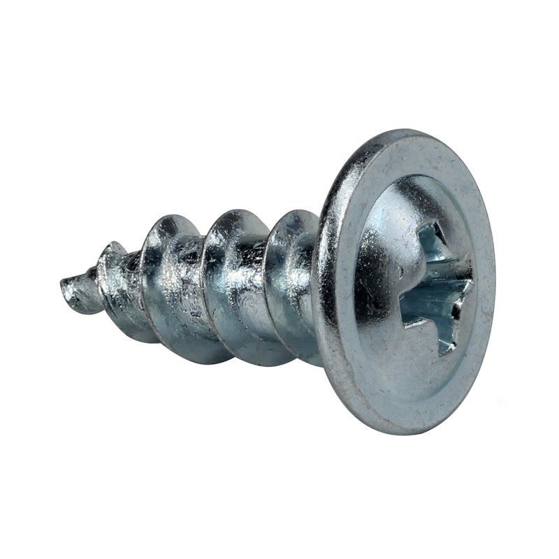 ROK 100 Pack Rok Hardware #8 x 1/2" (12.7mm) Standard Thread Truss Head Screws Wood Work MDF Zinc, ROKS8X12TPSZ - Image 1
